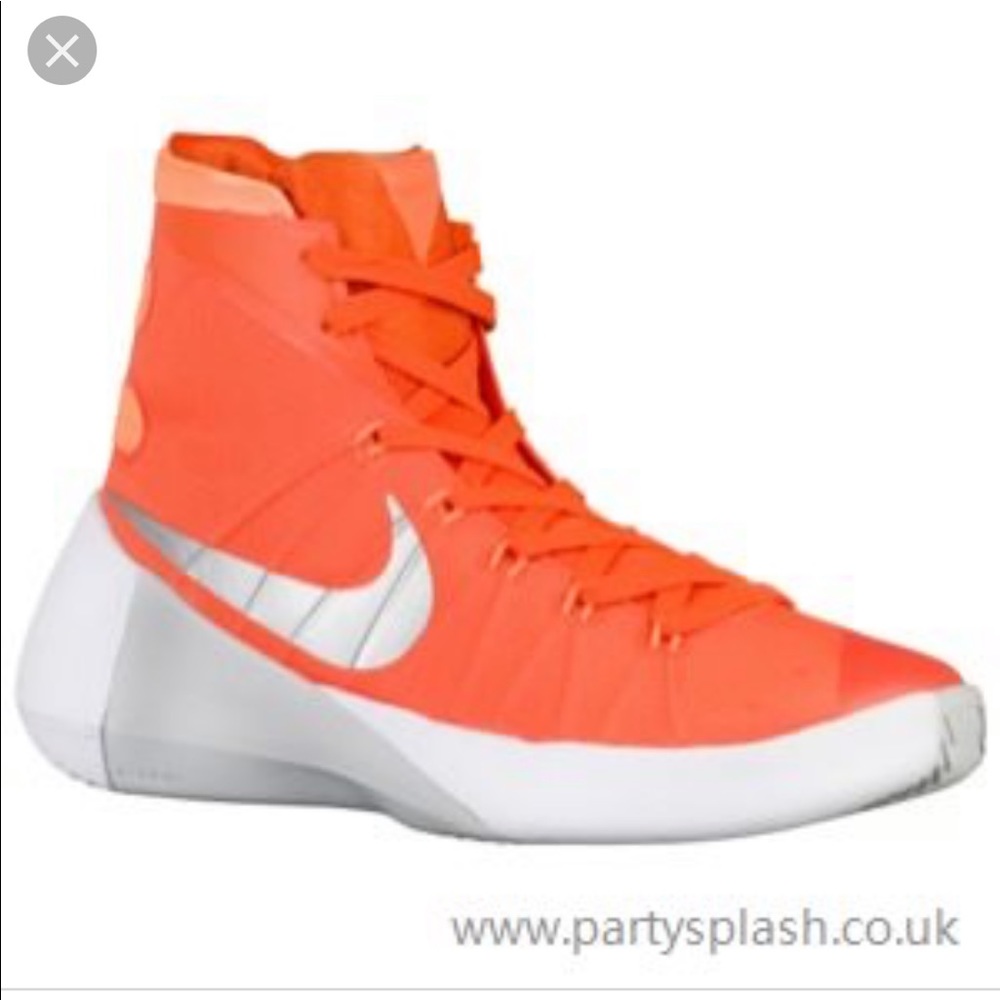 Orange Nike hyperdunks